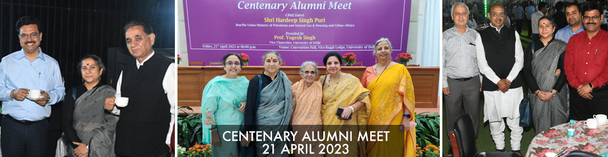 centanary alumni meet du